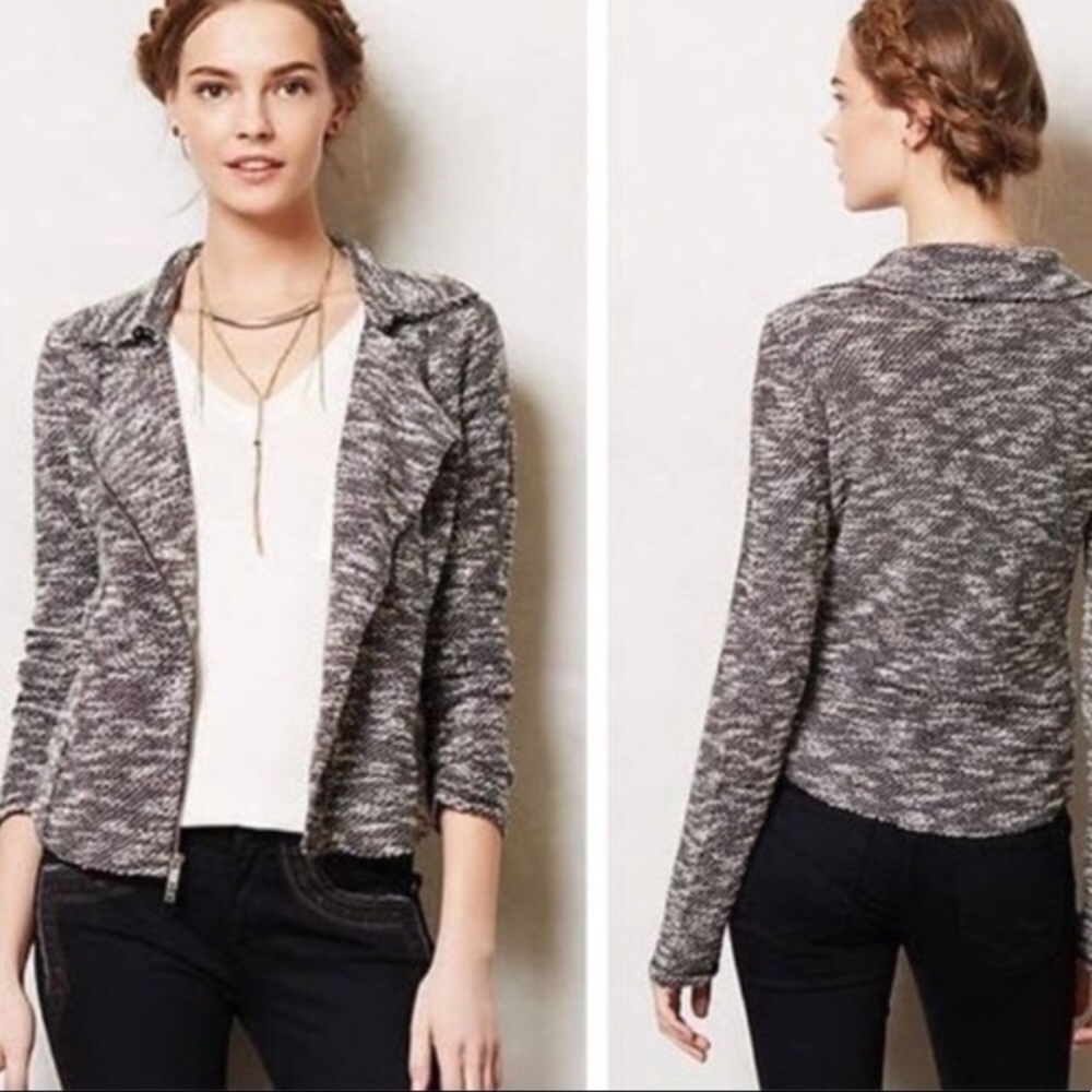 Anthropologie Saturday Sunday Moto Jacket - Picture 2 of 4